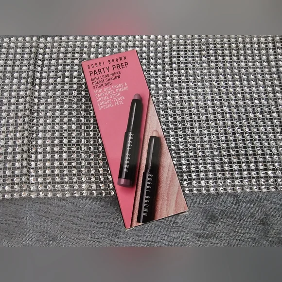 Bobbi Brown Party Prep Mini Long-Wear Cream Shadow Stick Duo-NIB - Picture 4 of 9